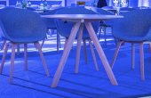 CPH20 White Round Table Ø90